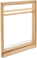 Rev-A-Shelf Wood Base Towel Bar Filler Pullout Organizer for New Kitchen Applications w/BB Soft-Close