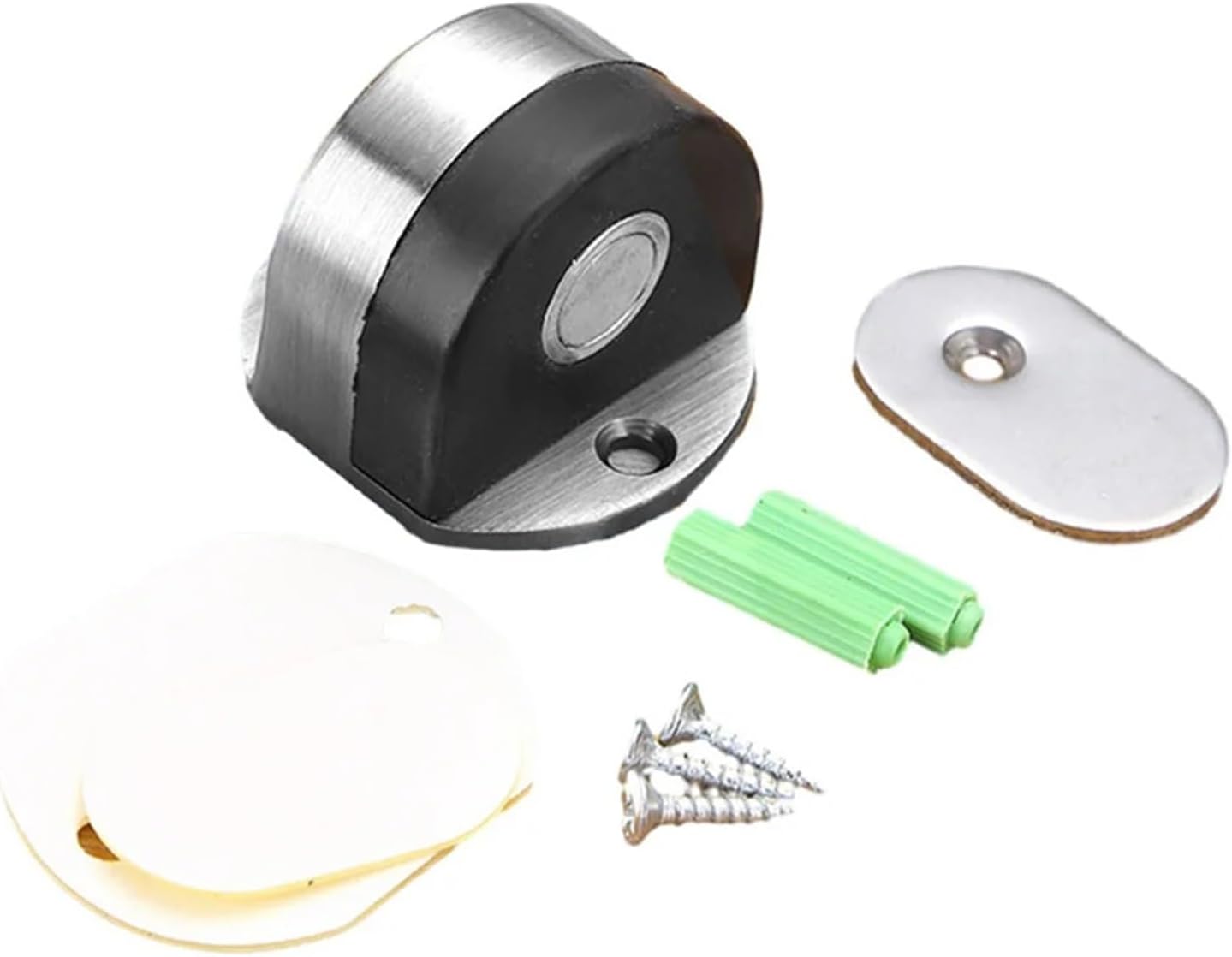 Magnetic Door Stopper Punch-Free Touch Suction Rubber Silent Anti-Collision Stop Wall Protect