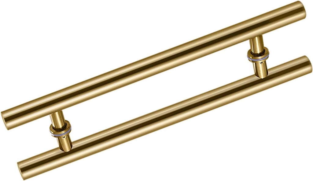 Sliding Barn Door Handle,Door Pull Handle,Stainless Steel Bathroom Sliding Barn Door Handle,with Screws and Spacers,Suitable for Kitchen Warehouse Bedroom Cabinet(Color:Gold,Size:Length 1000mm)