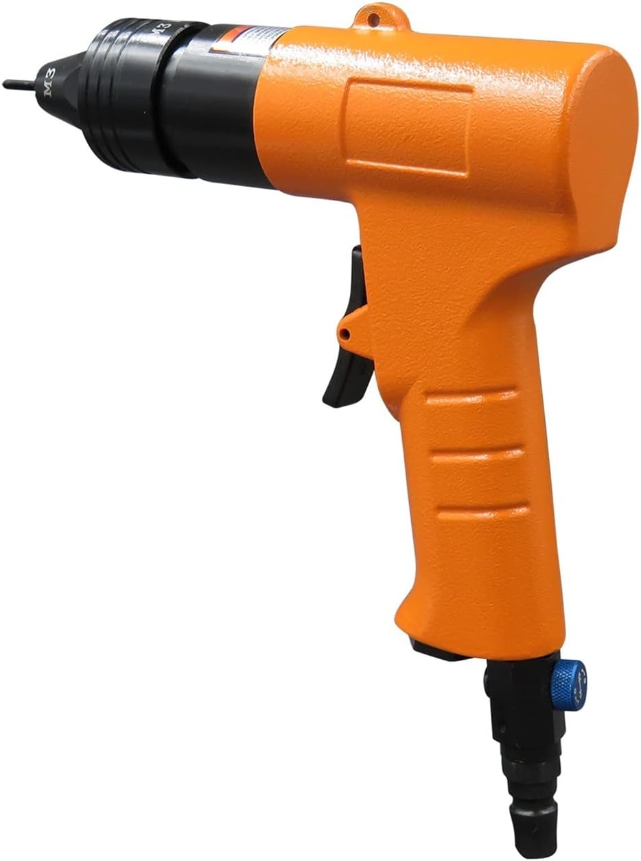 Air Riveter M3M4 1/4in 6cfm Professional Pop Pneumatic Riveting Gun Rivet Tool Hydraulic
