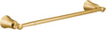 Moen YB0324BG Flara 24-Inch Single -Towel Bar, Brushed Gold