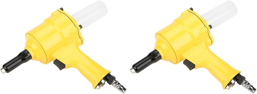 2pcs Pneumatic Air Riveter Pop Rivet Gun Tool Kit Air Hydraulic Rivet Gun Riveting Tool
