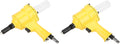 2pcs Pneumatic Air Riveter Pop Rivet Gun Tool Kit Air Hydraulic Rivet Gun Riveting Tool