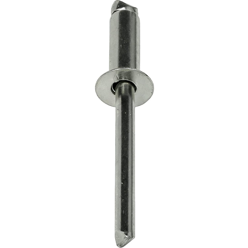 DIY Man - Stainless Steel Pop Rivets 3/16' x 1/2' Flat Countersunk Head Blind 6-8 Quantity 250 D&J