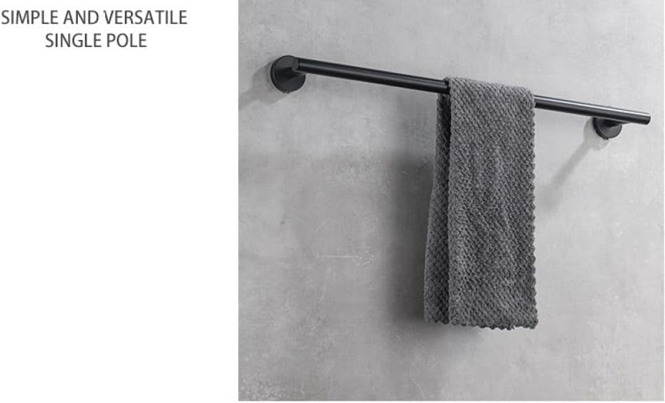 Stainless Steel Brushed Black Polished Chrome Towel Bar Paper Hanger Hanger Hook Towel Rack Bathroom Accessories,Bathroom Set,BG