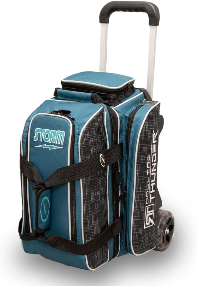 Storm 2 Ball Rolling Thunder Bowling Bag - Steel Blue/Black