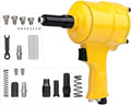 NEWTRY Professional Pneumatic Rivet Gun Air Riveting Tool Rivet Nut Setting Kit Air Power Tool Pop Rivet Gun Automatic Nail Suction (UL-501E)