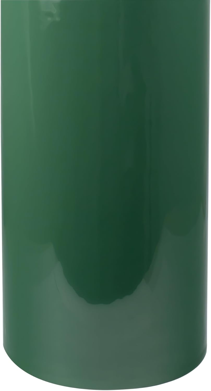 JONATHAN Y END1008A Miles 22.75' Mid-Century Modern Metal Sleek Cylinder Drink Table, Green for Living Room, Bedroom, Office, Bathroom