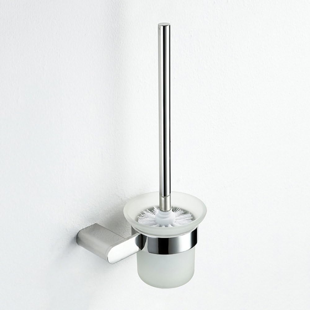 Silvery Mirror Chrome Polished Bathroom Hardware Set Towel Rack Toilet Paper Holder Soap Dish Towel Bar Hook Bathroom Hardware,Toilet Brush
