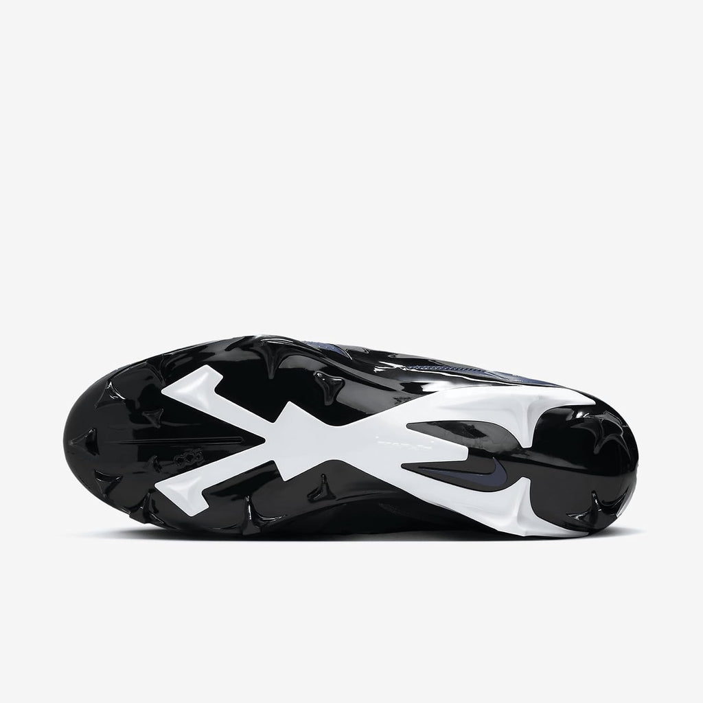 Nike Alpha Menace 4 Pro Football Cleats (FD7037-401, Midnight Navy/Metallic Silver) Size 11