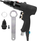 Rivet Gun - Rivet Nut Tool Kit, Pop Rivet Gun, Stainless Steel Rivets, Thread-Screw Design, Energy-Efficient Air Power, Non-Slip Handle, Metal Sheet & Automotive Use