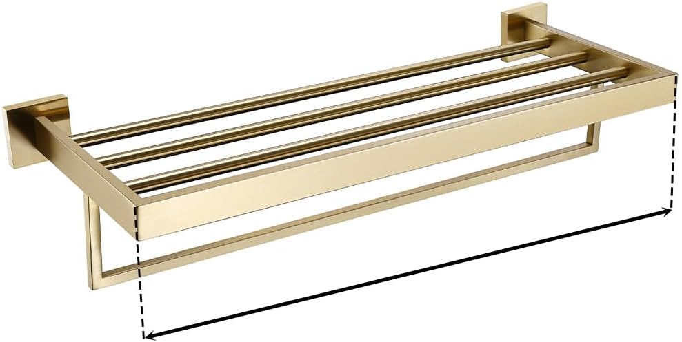 Brushed Gold Bathroom Accessories Set Toilet Brush Holder Toilet Paper Holder Towel Bar Rail Rack Hanger Hook Soap Dish Hardware,Bath Towel Rack 400