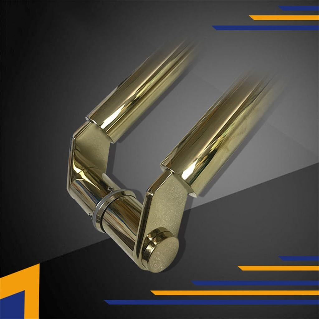 Bent s Door Handle Bronze Stainless Steel Handle Sliding Door Seal Glazed Pair Handle(38 * 1000mm)