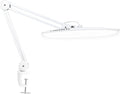 Neatfi XL 2200 Lumens 24W LED Desk Lamp – Shadow-Free Task Lighting | 4-Level Dimming | Home Office & Crafts Use | 20-Inch Wide Head (White, Non-CCT with Clamp)