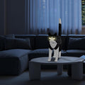 Modern Resin Carved Cat Table Lamp,Desk Lamp,Floor Lamp,Animal Lamp,Bedside LED Light for Home Decor,Living Room, Bedroom, Home Office, Kids Room(Cat)