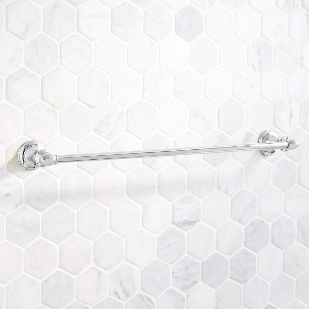 Signature Hardware 948233-18 Beasley 18' Towel Bar - Aged Brass