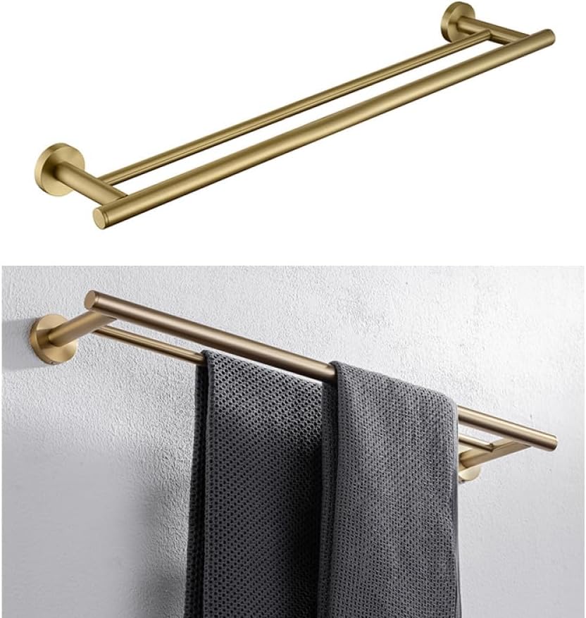 Stainless Steel Bathroom Hardware Set Bathroom Accessories Black Towel Rail Bar Rack Gold Towel Bar Shelf Towel Holder,002YG