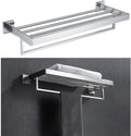 Stainless Steel Bathroom Hardware Set Bathroom Accessories Black Towel Rail Bar Rack Gold Towel Bar Shelf Towel Holder,005FW