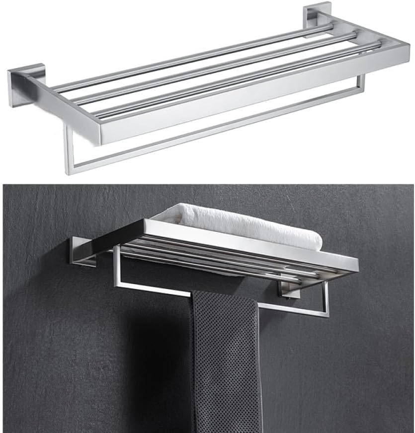 Stainless Steel Bathroom Hardware Set Bathroom Accessories Black Towel Rail Bar Rack Gold Towel Bar Shelf Towel Holder,005FW