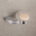 Crystal Bathroom Hardware Set Robe Hook Towel Rail Rack Bar Shelf Toothbrush Holder Bathroom Accessories Gold/Chrome,Soap Dish Chrome