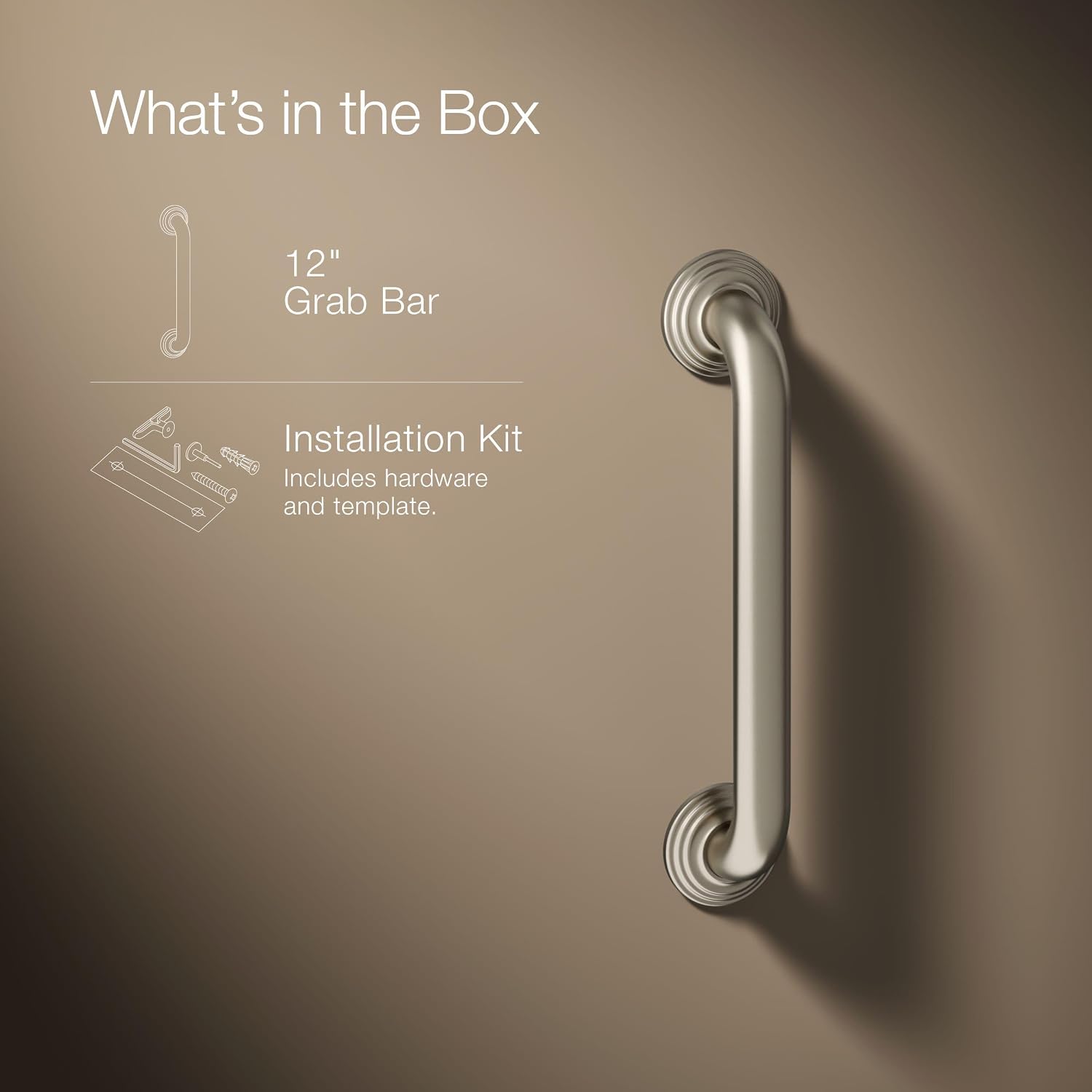 12 in. ADA Compliant Grab Bar