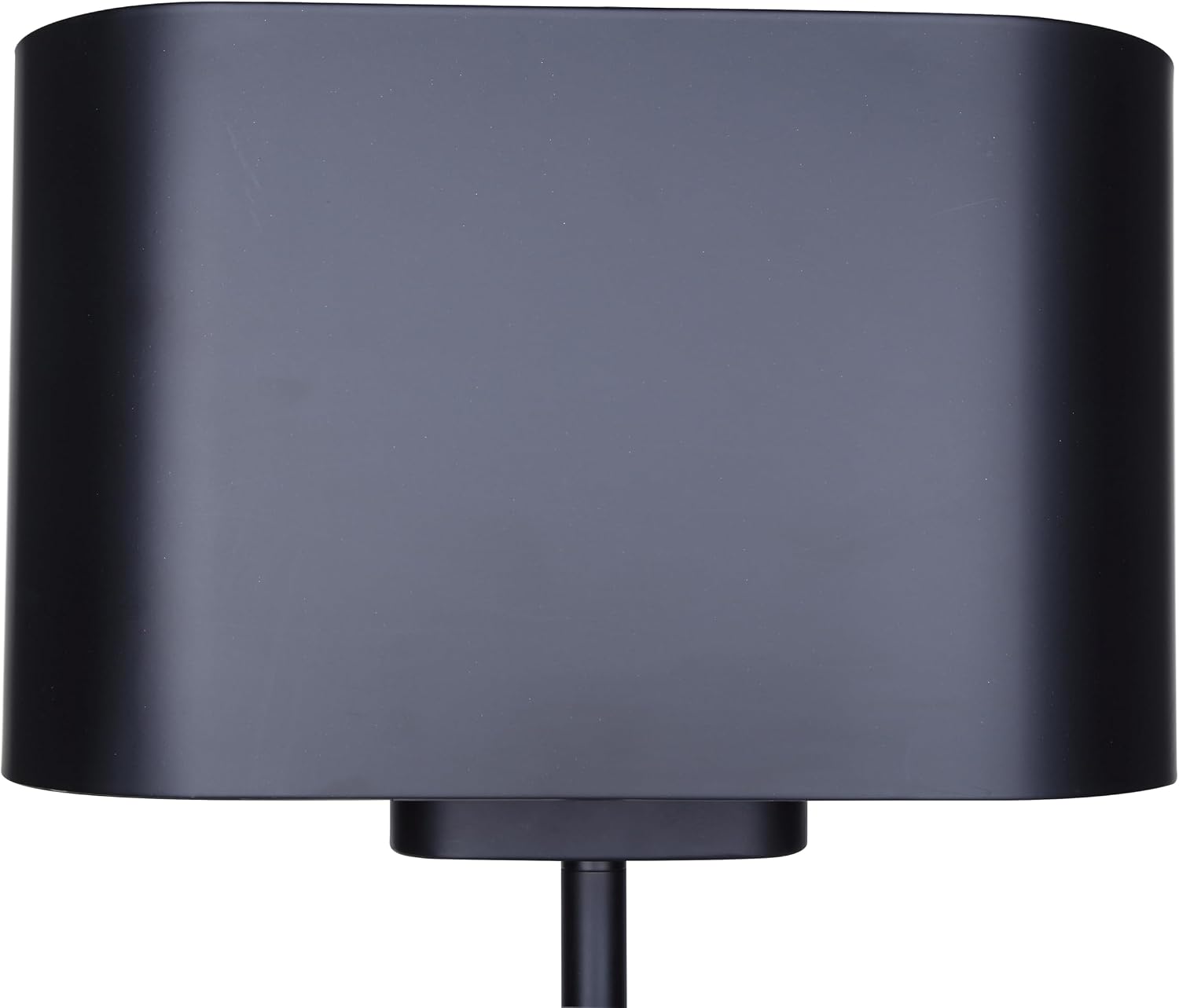 Canarm Kov 1-Light Table Lamp, 24-inch Minimalist Design with Matte Black Finish Metal Shade and Rotary Switch for Bedroom, Living Areas or Office