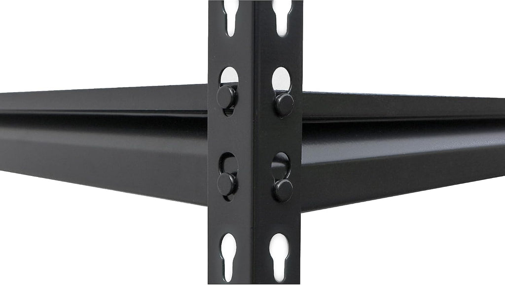 AR Shelving Pro Series Garage Storage Corner Shelving Unit — 4-Tier, Steel, Matte Black, 36in. W x 72in. H x 36in. D, 2000-Lb. Capacity, Model# TRCD18400KFUS0