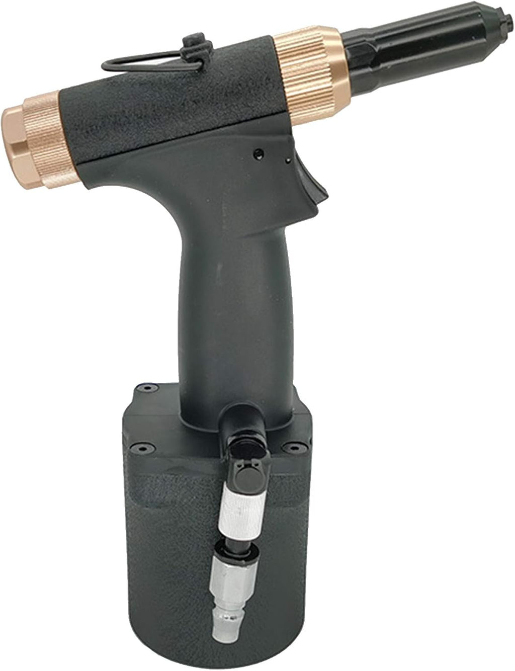 Air Hydraulic Riveter,Removable Insert Nut Tool,Pop Pneumatic Riveting Gun Rivet Tool w/Nose Pieces,for Steel/Aluminum Rivets