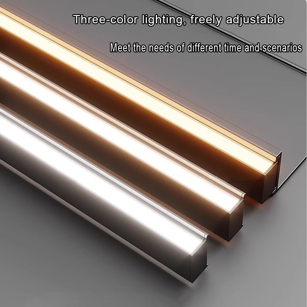 Floating Display Shelf With Built-in Illuminated LED Light And Transformer, Metal Wall Mounted Light-Emitting Bookshelf, Wall Decor, Lighted Display Stand ( Color : Black , Size : 1PCS-40x20cm )