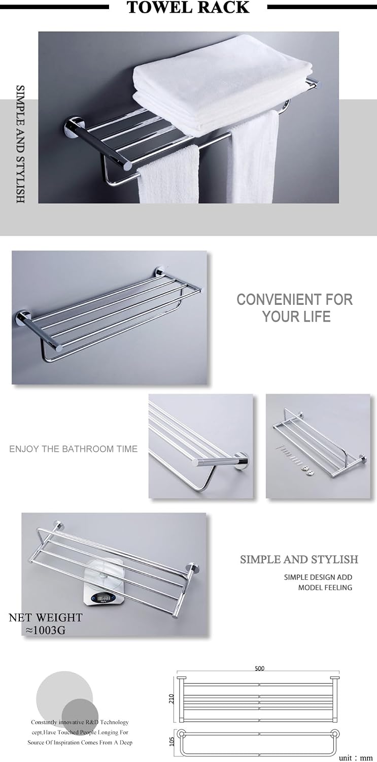 Chrome Bathroom Hardware Sets Stainless Steel Toilet Brush Holder WC Roll Paper Towel Bar Shelf Shower Soap Dish Wall Robe Hooks,Double Cup Holder