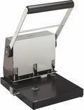 CARL Heavy Duty Paper Punch 3 Hole, 300 sheet, Black And Silver