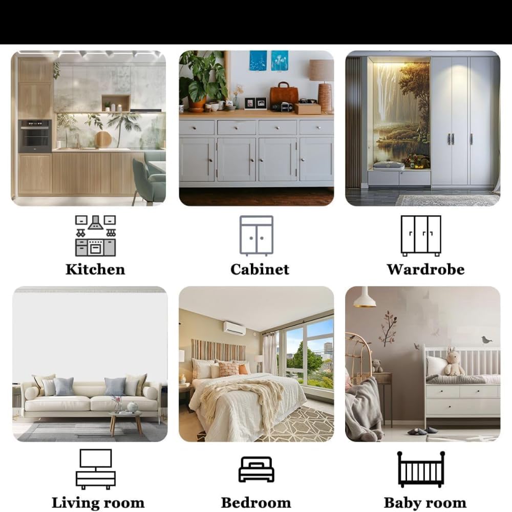 Gray Rock Living Room Bedroom Removable Peel and Stick Wall Stickers, Abstract Classic Removable 3D Wallpapers,for Office Home Decor,Self Adhesive-144 Wx 100' H