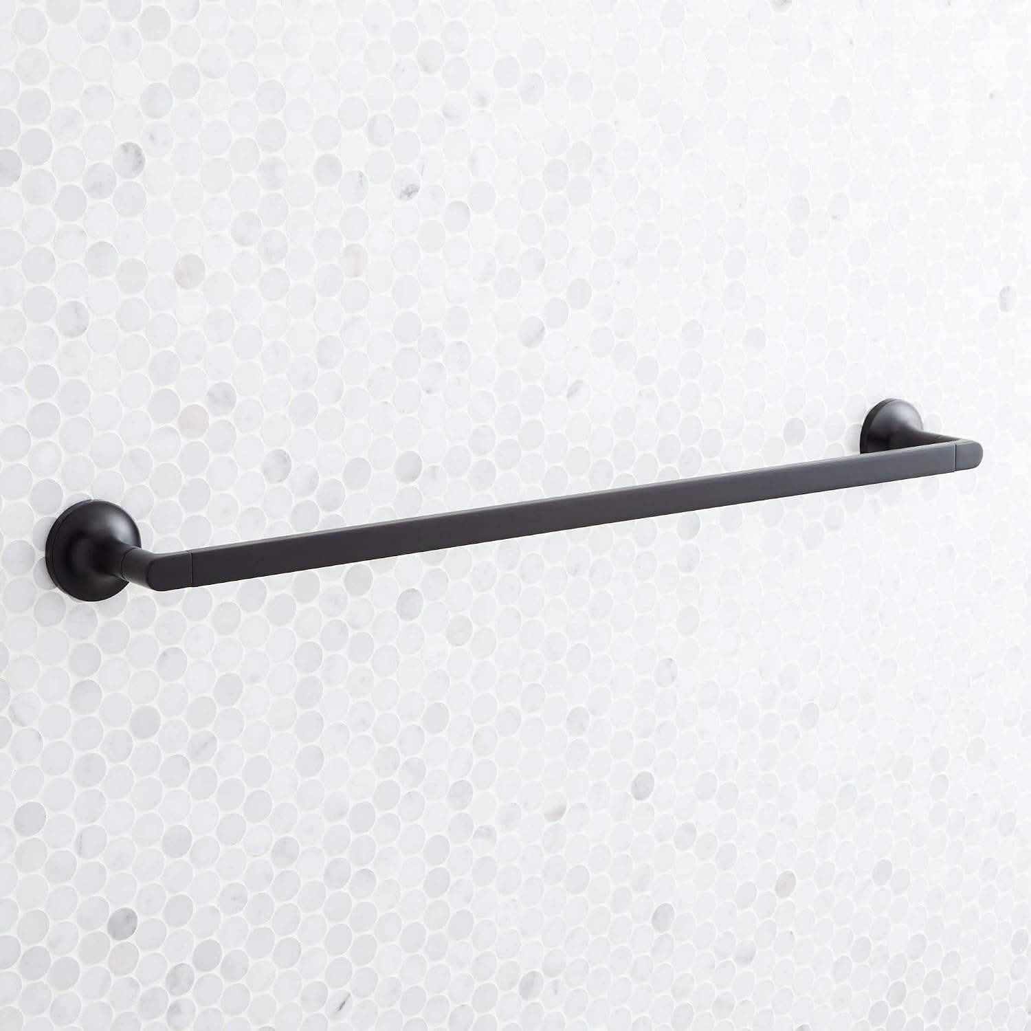 Signature Hardware 466397 Lentz 26' Wall Mounted Towel Bar - Matte Black