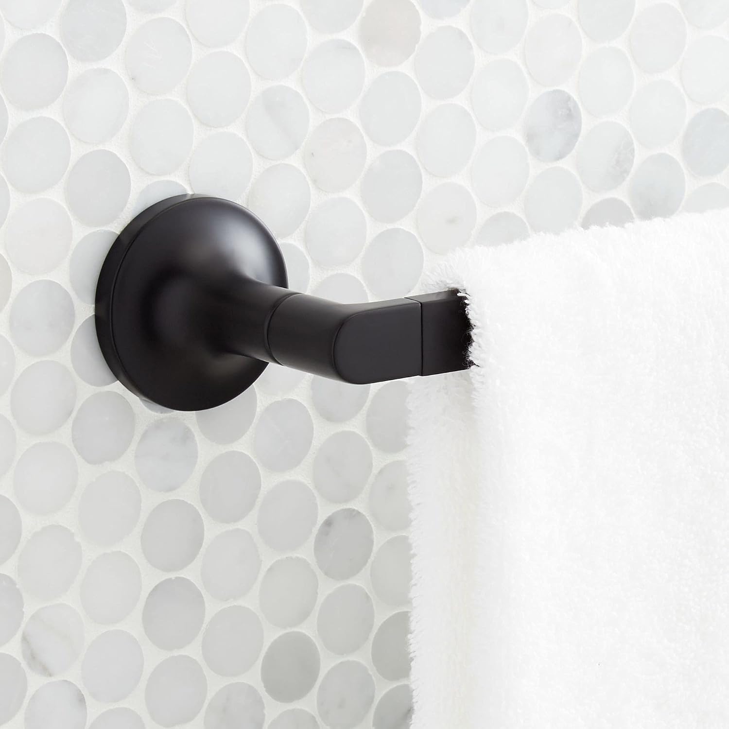 Signature Hardware 466397 Lentz 26' Wall Mounted Towel Bar - Matte Black