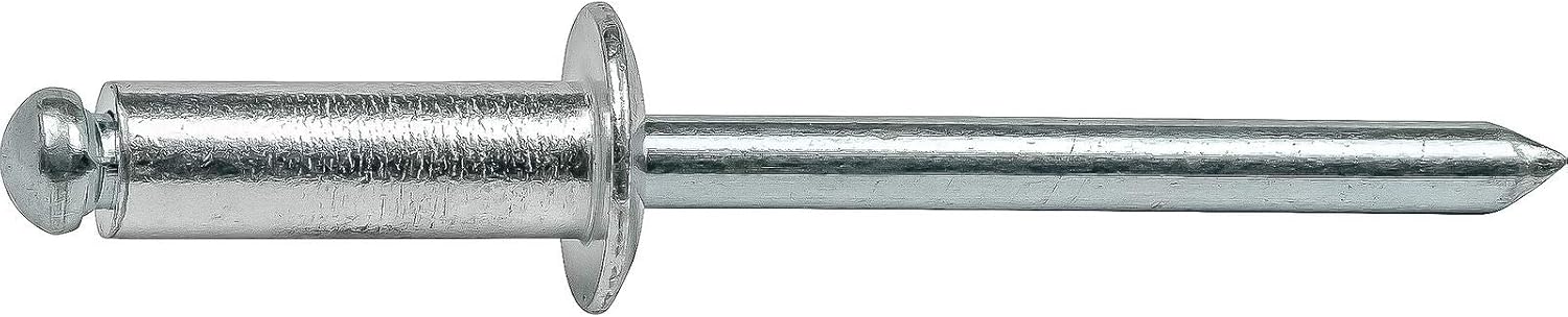 Pop Rivets 3/16' x 1/2' Aluminum Body Steel Mandrel Dome Head Blind Quantity 500 HQ