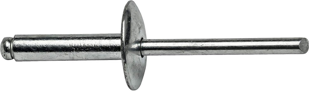 Large Flange Pop Rivets 3/16' x 3/4' Aluminum Dome Head (6-12) Blind Quantity 250 HQ