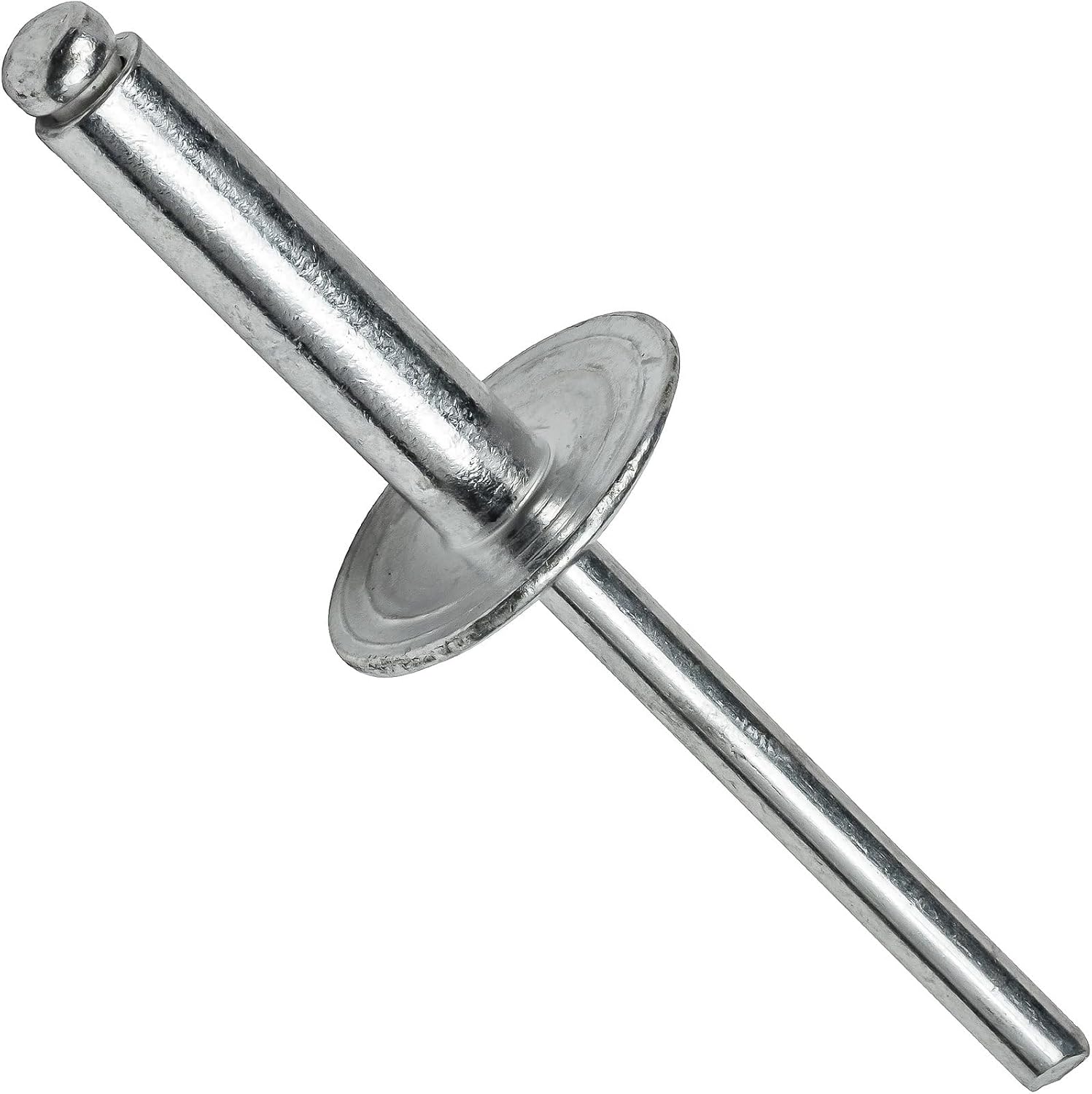 Large Flange Pop Rivets 3/16' x 1' Aluminum Dome Head (6-16) Blind Qty 250 Industrial Grade Hardware Fasteners DIY Home Repair Construction Use