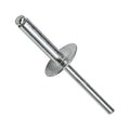 Large Flange Pop Rivets 3/16' x 1/2' Aluminum Dome Head (6-8) Blind Qty 500 Durable Fasteners for Construction Automotive Repair Machinery Assembly Improvement Projects