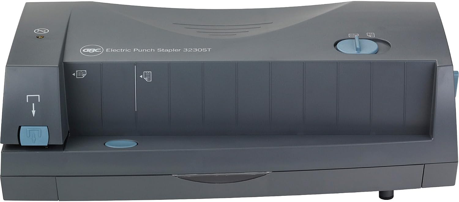 GBC 3230 Electric Paper Punch, Hole Punch, Adjustable, 2-3 Hole, 24 Sheet Punch Capacity, Gray (7704270)