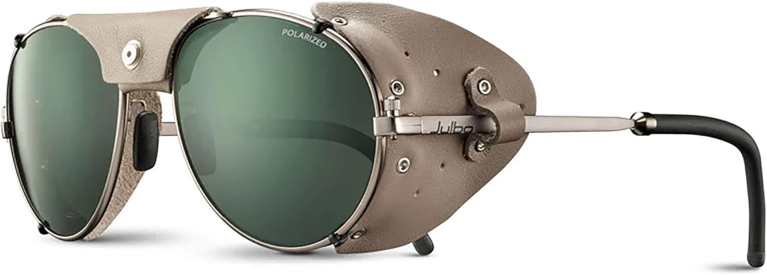 Julbo Cham Glacier Glasses for Men & Women w/Removable Side Shields for Hiking, Snow/Glare - 100% UV Protection