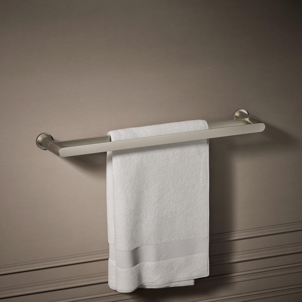 Kohler 97496-BN Avid® 24' Double Towel bar, Vibrant Brushed Nickel
