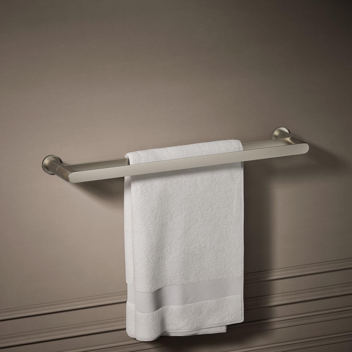 Kohler 97496-BN Avid® 24' Double Towel bar, Vibrant Brushed Nickel