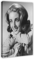 TONITOTA Lesley Gore Classic Rock Music Legend Celebrity Home Bedroom Decor Poster | Retro Historical Black And White Photos | Frame 24x36inch