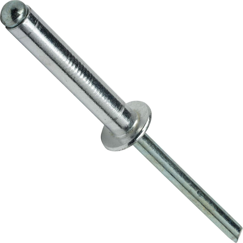 Pop Rivets 3/16' x 1' Aluminum Body Steel Mandrel Dome Head Blind Quantity 500 HQ