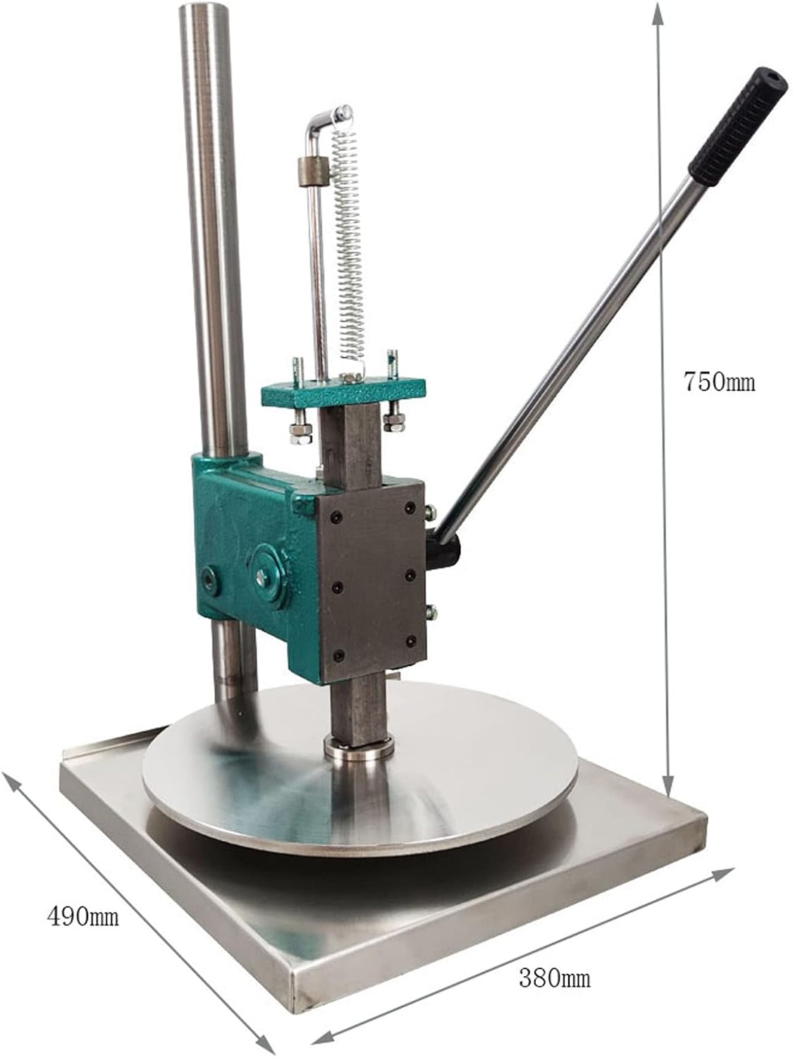 INTBUYING 11.8inch Manual Pizza Dough Pastry Press Machine Household Pizza Dough Pastry Manual Dough Sheeter Dough Pastry Presser Stainless Steel Pasta Maker Pizza Express Dough Sheeter