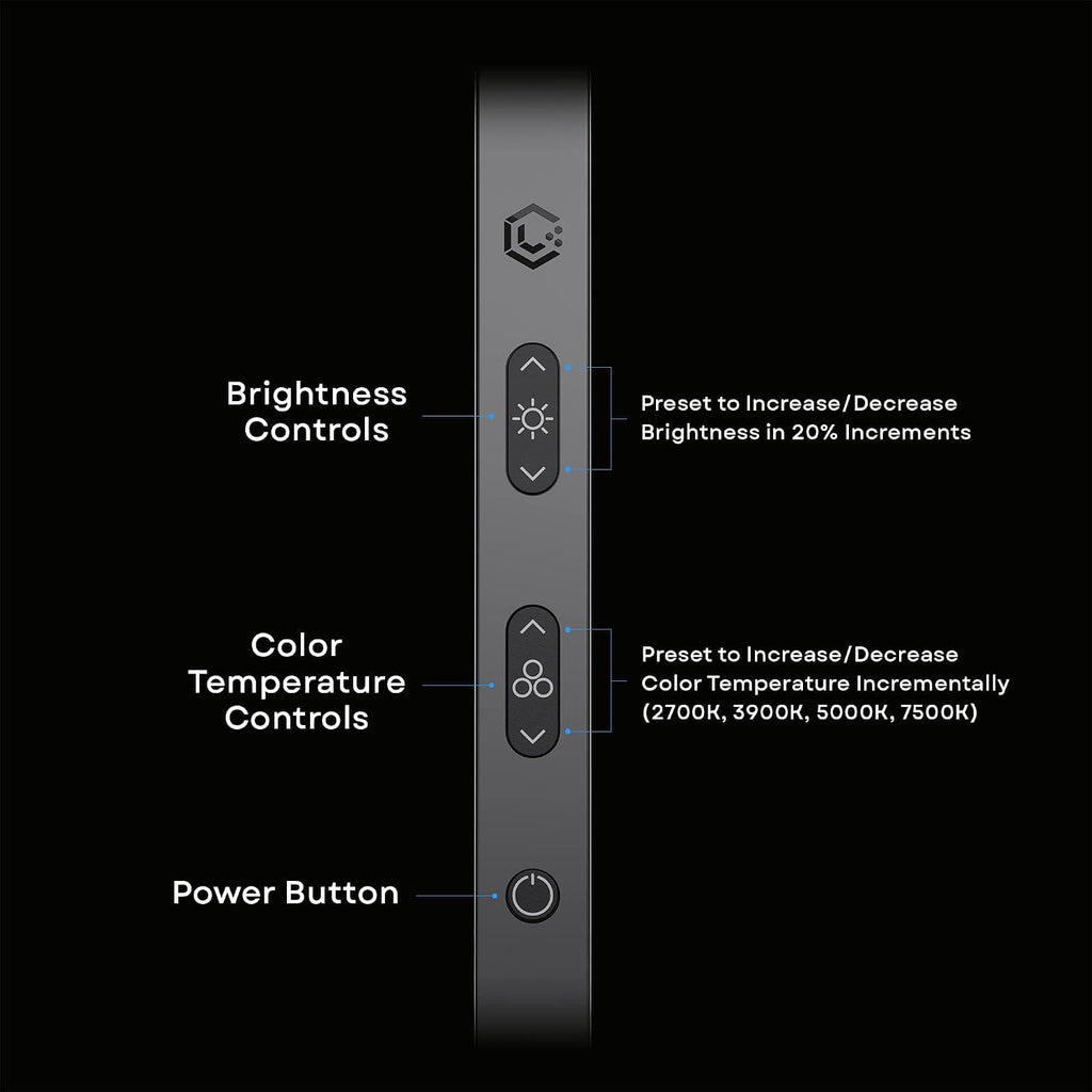 LUME CUBE Edge 2.0 LED Desk Lamp | Dimmable Home Office Desk Light with USB Charging Port & Strong Swing Arm | Adjustable Color Temperature and Brightness | Circle Webcam Light - Black 2pk