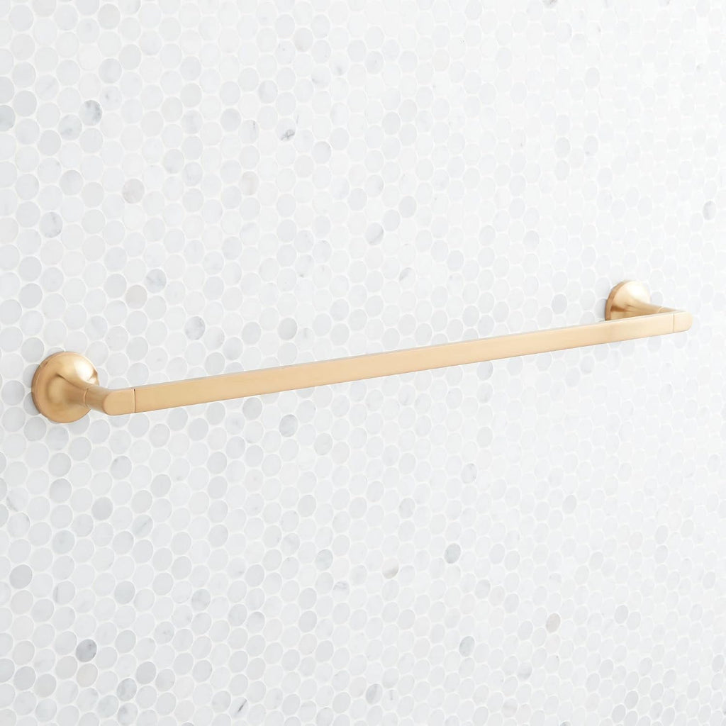 Signature Hardware 466397 Lentz 26' Wall Mounted Towel Bar - Matte Black
