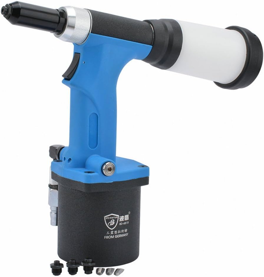 Air Rivet Gun 1/4 inch NPT Self Suction Pneumatic Hydraulic Pop Pull Riveter Heavy Duty Riveting Tools