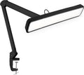 Neatfi XL 2,500 Lumens 30W LED Task Lamp for Manicure Table, Crafts, Workbench, Office – 22' Wide Shade Desk Light | Eye-Caring 6500K | 4-Level Brightness (Black, Non-CCT with Clamp)