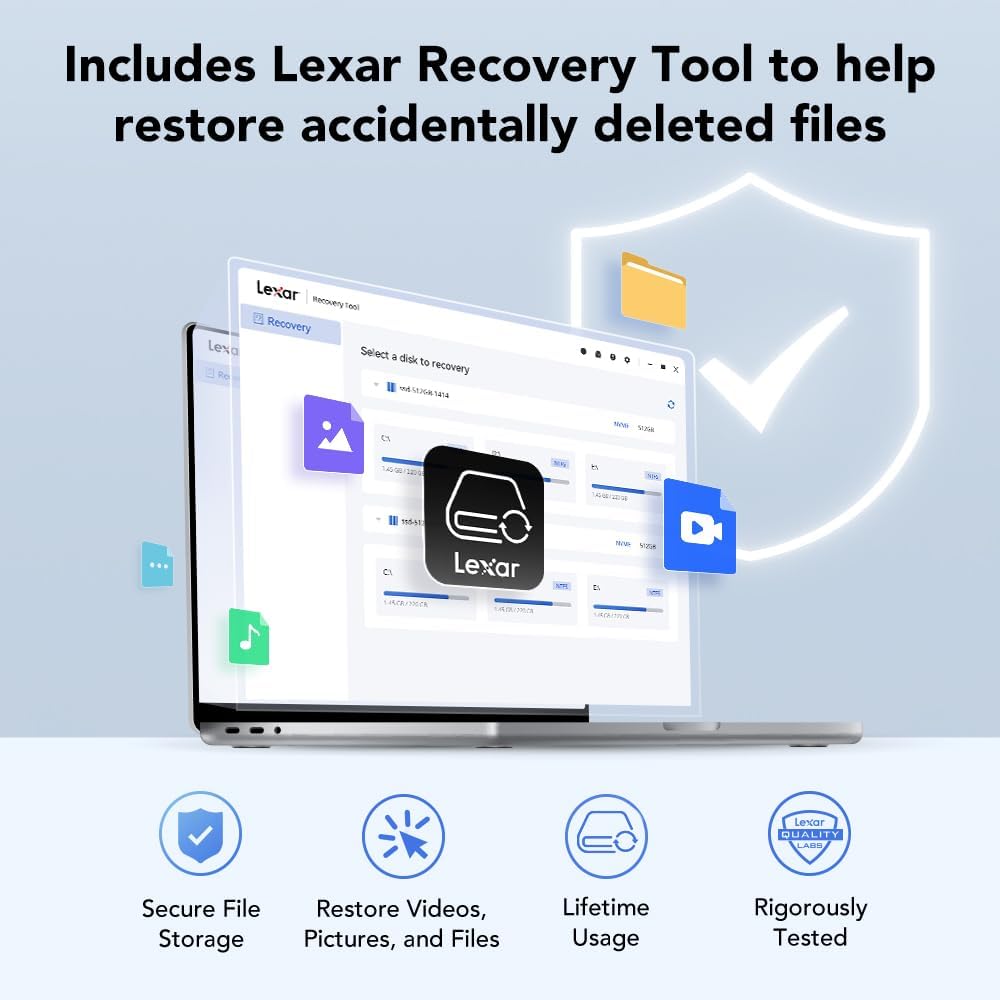 Lexar 2TB Play Blue Micro SD Card, UHS-I, C10, U3, V30, A2, 4K, Up to 160MB/s microSDXC Memory Card, Expanded Storage for Nintendo-Switch 1, Gaming Devices, Smartphones, Tablets (LMSPLBL002T-BNNNU)